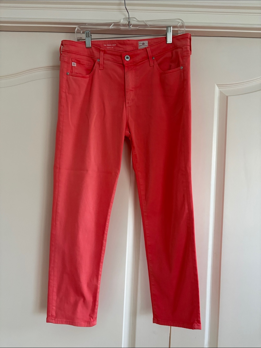 ADRIANO GOLDSCHMIDT  THE PRIMA CROP CIGARETTE CROP STRETCH JEANS SIZE 31R